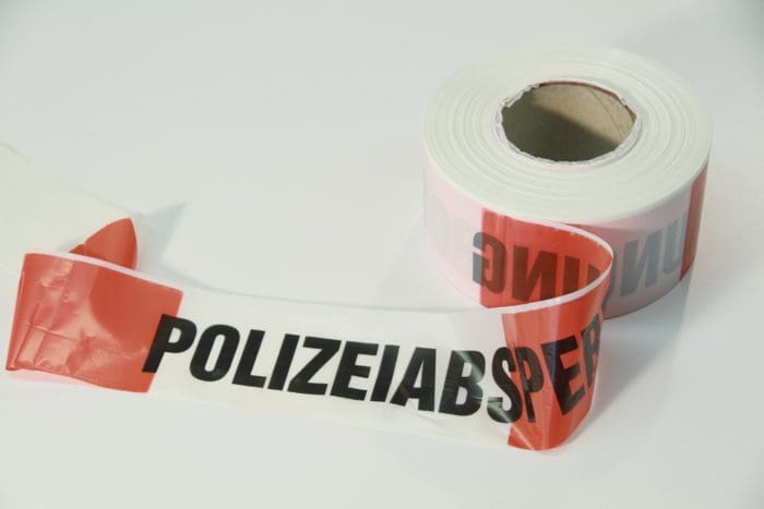 Polizei Absperrband 